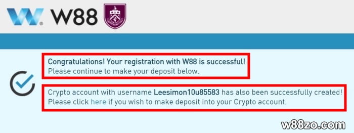 w88 register w88 club login tutorial join w88 successfully