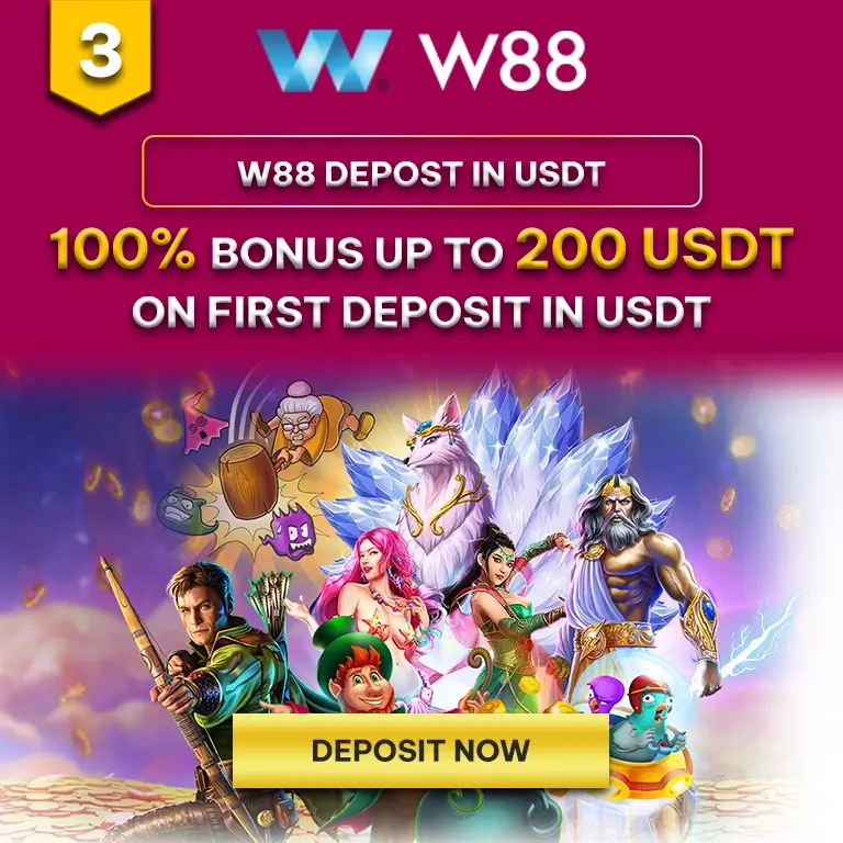 w88 deposit australia usdt 200 on first deposit