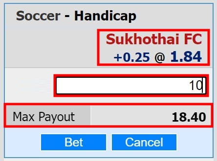 asian handicap 0.25 meaning explained with W88zo bet guide outcome 1