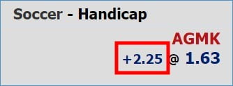asian handicap 2.25 meaning explained with betting guide example 1