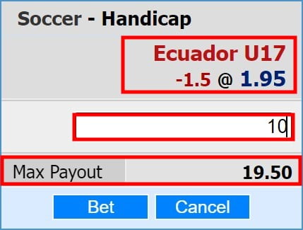 handicap 1.5 meaning explained by W88zo with betting guide outcome 2
