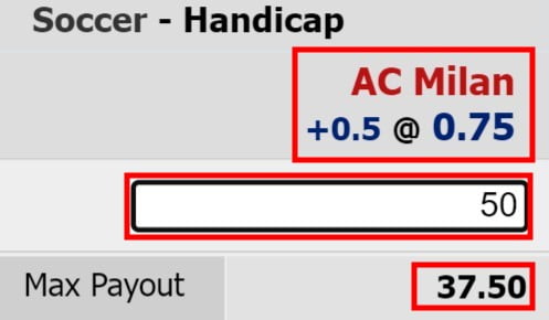 what does handicap 0.5 mean in betting explained with w88zo bet guide outcome 1