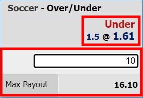 what does over under 1.5 mean in betting explained by w88zo bet guide outcome 1