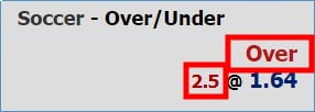 what does over under 2.5 mean in betting tutorial example 1