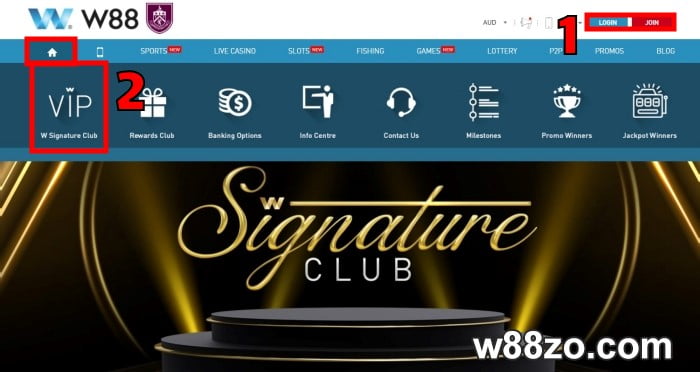 w88 club vip status gain loyalty rewards with w88zo tutorial